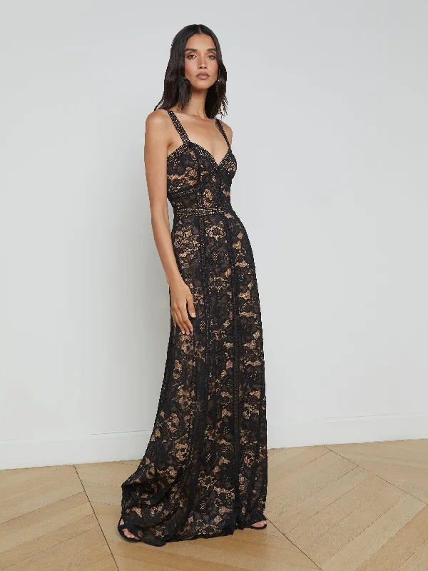 Avignon Lace Maxi Dress