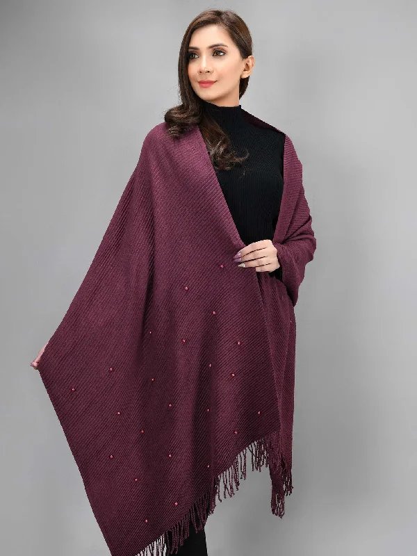 Pearl Shawl - Purple