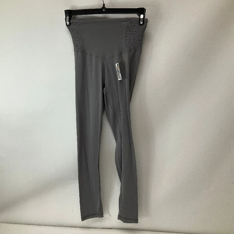 Athletic Leggings By Aerie In Grey, Size: S