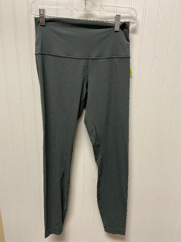 Athletic Leggings By Lululemon In Green, Size: M