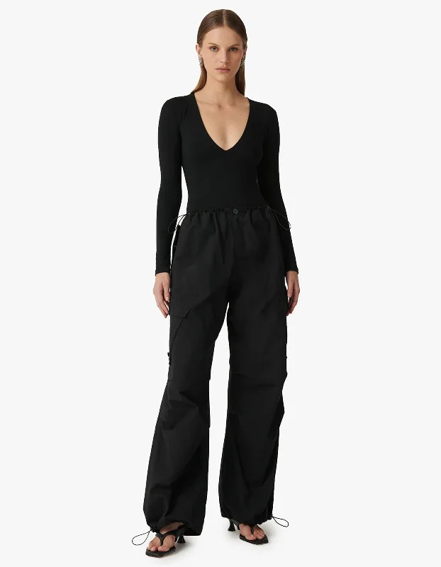 Alessio Cargo Pant - Black