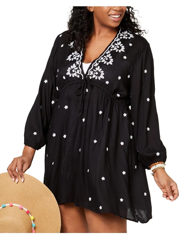 Plus Womens Summer Dress Cover-Up